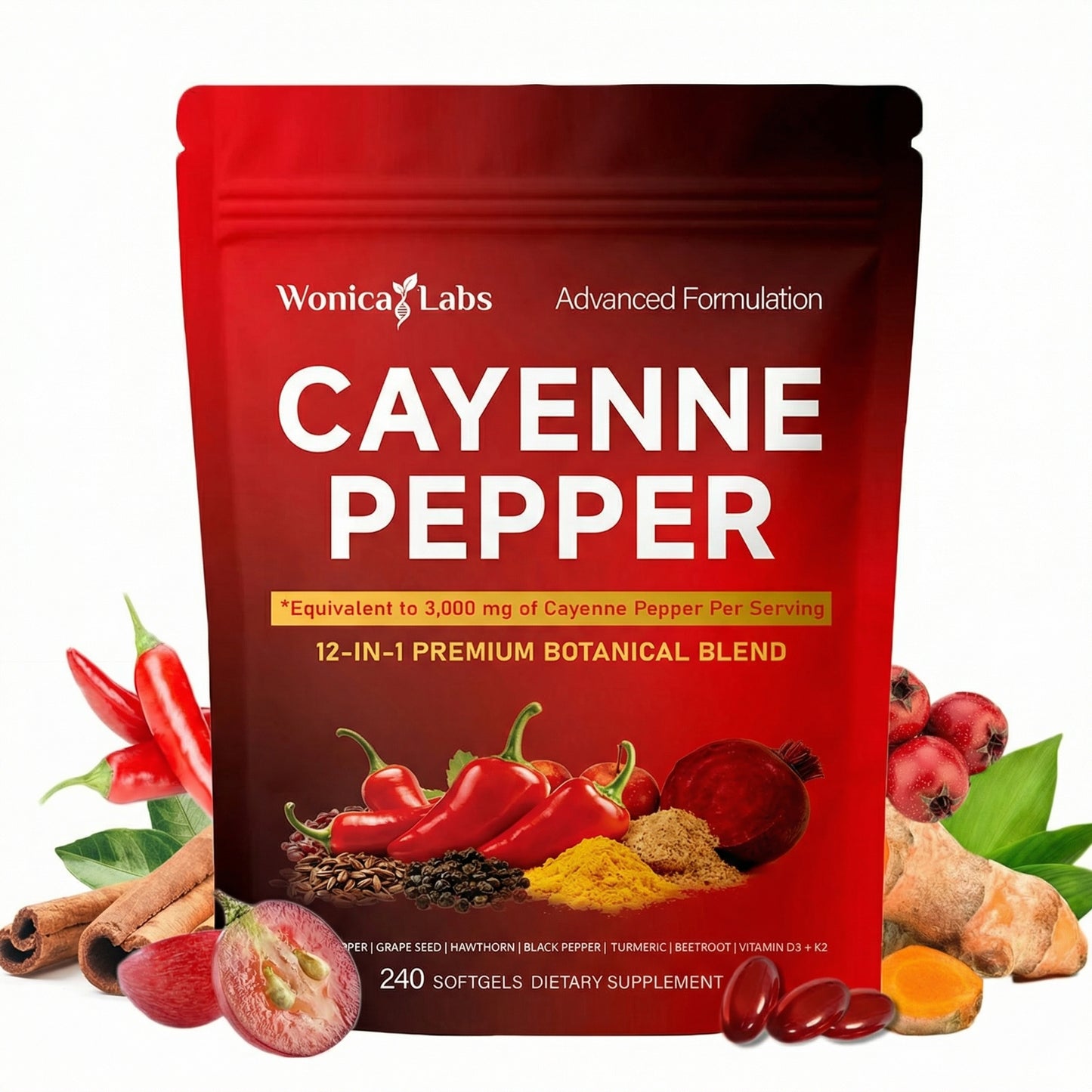 Cayenne Vital Pro Daily Softgels