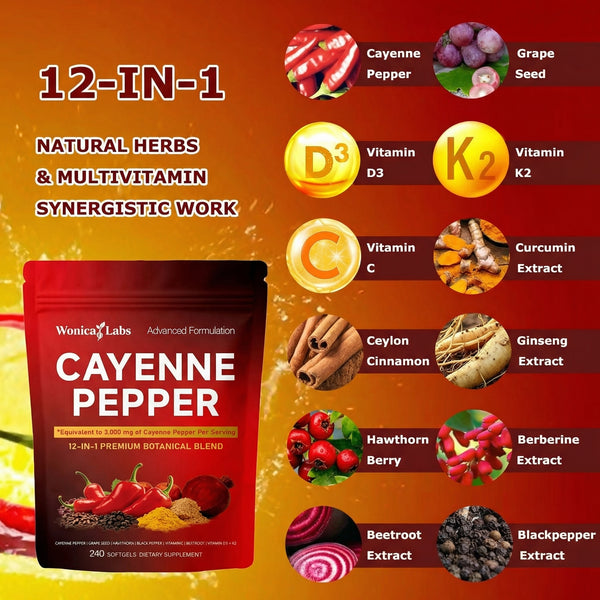 Cayenne Vital Pro Daily Softgels
