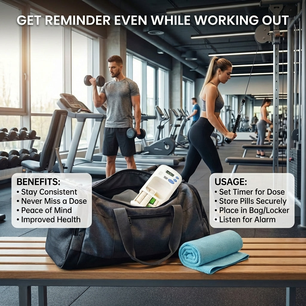 Smart Pocket Pill Reminder Box