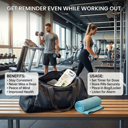 Smart Pocket Pill Reminder Box
