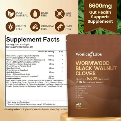 Wormwood Black Walnut Vital Caps