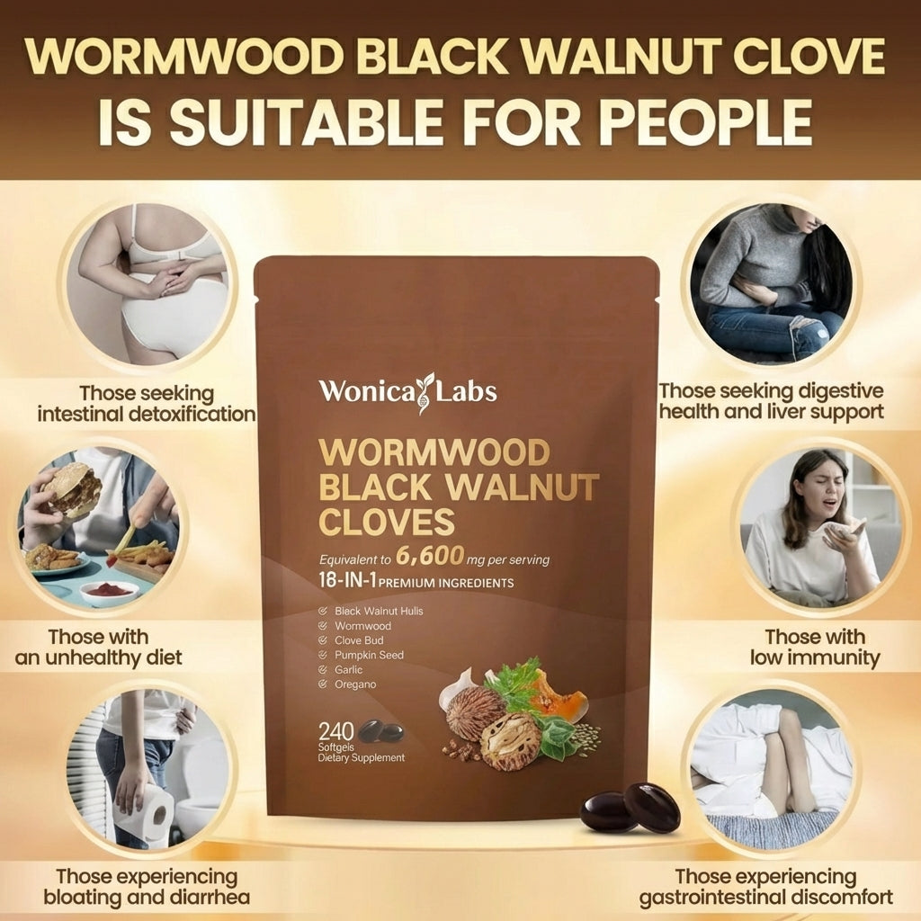 Wormwood Black Walnut Vital Caps