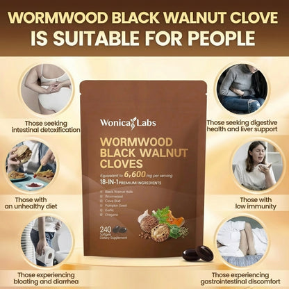 Wormwood Black Walnut Vital Caps
