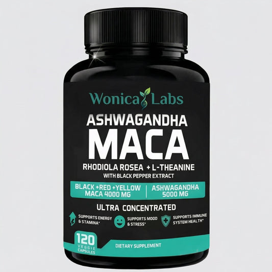 WonicaLabs Ashwagandha Maca Energy Boost