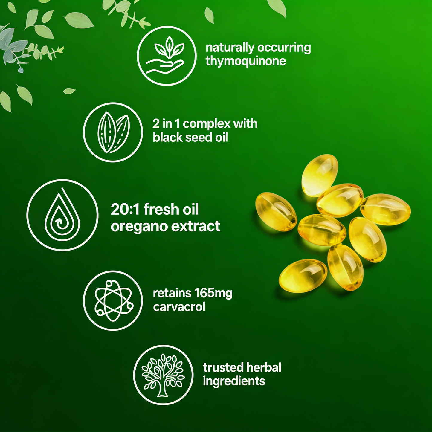 Pure Oil Of Oregano Capsules