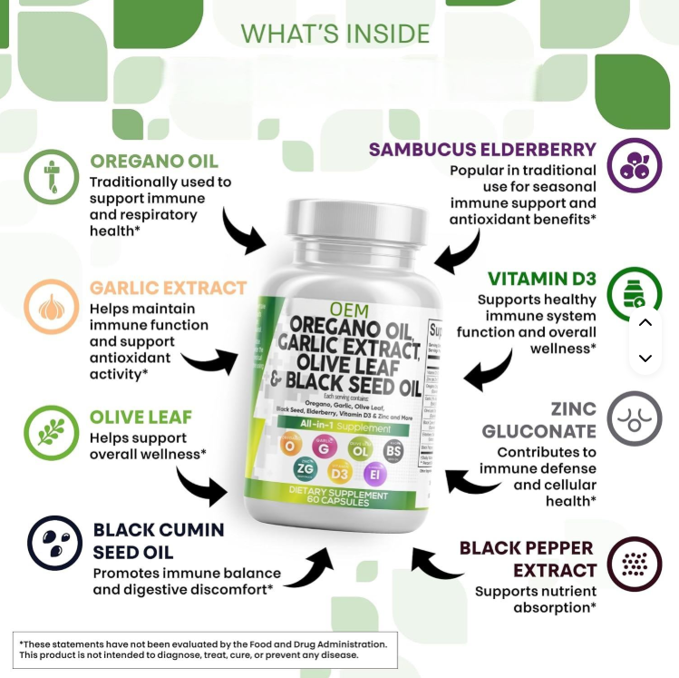 VitalGuard Immune & Gut Capsules