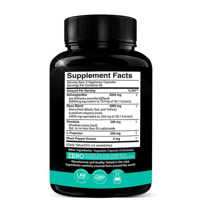 WonicaLabs Ashwagandha Maca Energy Boost