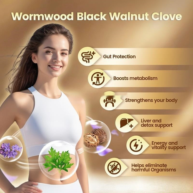 Wormwood Black Walnut Vital Caps