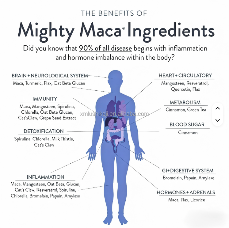 WonicaLabs Ashwagandha Maca Energy Boost