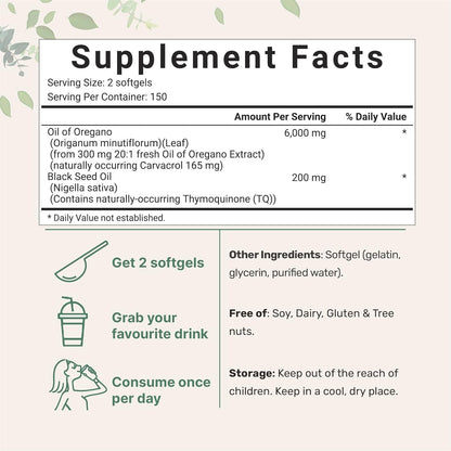 Pure Oil Of Oregano Capsules